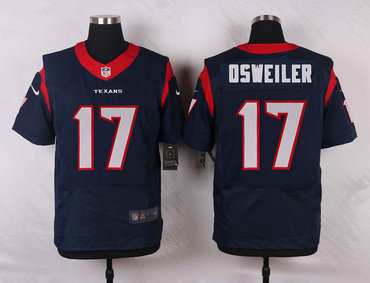 Nike Texans #17 Brock Osweiler White Men\u0026#39;s Stitched NFL Elite ...  