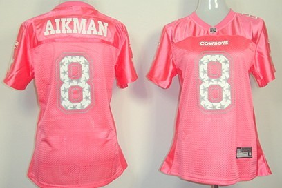 pink troy aikman jersey