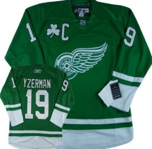 detroit red wings st patrick's day jersey