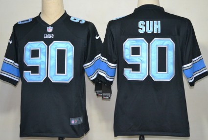 Nike Lions #81 Calvin Johnson Pro Line Black Gold Collection Men\u0026#39;s ...