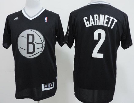 Brooklyn Nets #2 Kevin Garnett Revolution 30 Swingman 2013 Christmas Day Black Jersey