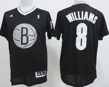 Brooklyn Nets #8 Deron Williams Revolution 30 Swingman 2013 Christmas Day Black Jersey