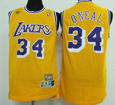 shaquille oneal lakers jersey