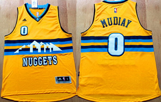 denver nuggets jersey yellow