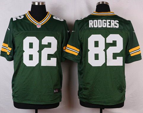 Men's Green Bay Packers #82 Richard Rodgers Green Team Color NFL Nike Elite Jersey