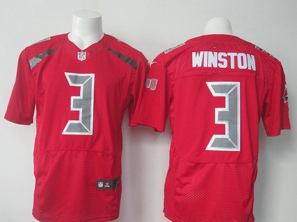 Men\u0026#39;s Tampa Bay Buccaneers #3 Jameis Winston Nike Red Color Rush ...