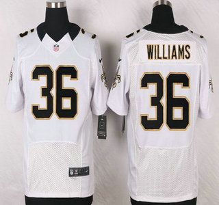 NFL Jerseys Wholesale - New Orleans Saints #57 David Hawthorne White Road NFL Nike Elite ...