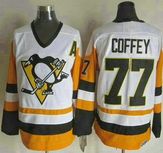 Men's Pittsburgh Penguins #66 Mario Lemieux 1988-89 White CCM Vintage Throwback Jersey Men's Pittsburgh Penguins #66 Mario Lemieux 1988-89 White CCM Vintage Throwback Jersey