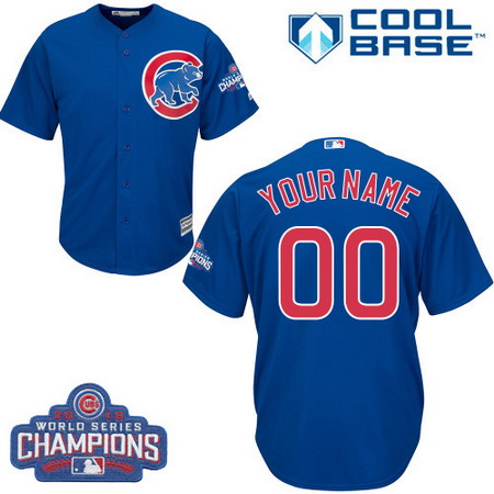 personalized cubs world series jersey