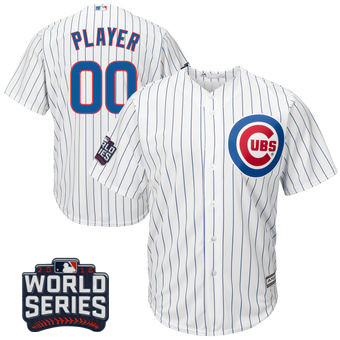 custom cubs jersey world series