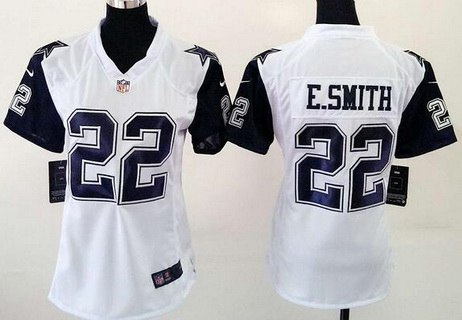 women\u0026#39;s dallas cowboys michael irvin nike white retired game jersey  