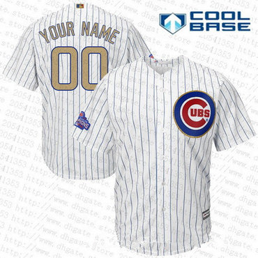 custom cubs jersey world series