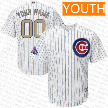 cubs chicago custom jersey baseball jerseys majestic champions youth patch program base cool series gold kingdom