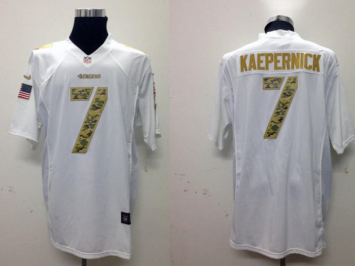 colin kaepernick salute to service jersey