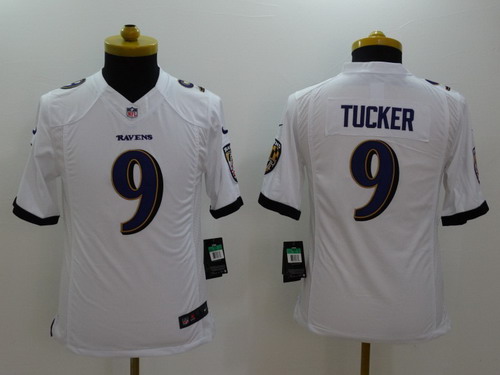 white justin tucker jersey