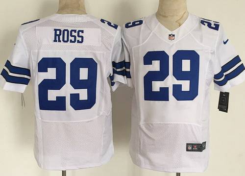 mens dallas cowboys nike white custom elite jersey  
