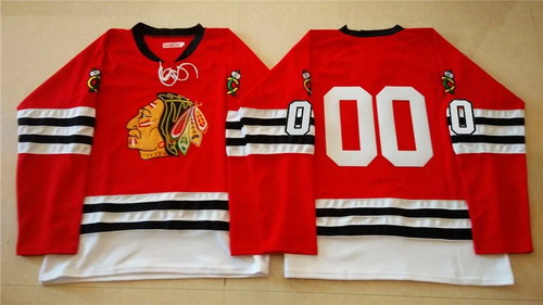 Clark Griswold Blackhawks Vintage Throwback Hockey NHL Jersey