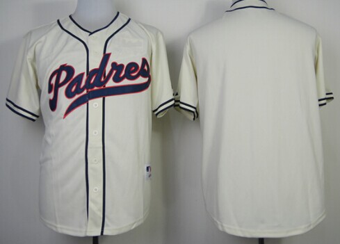 San Diego Padres Blank 1948 Cream Jersey on sale,for Cheap