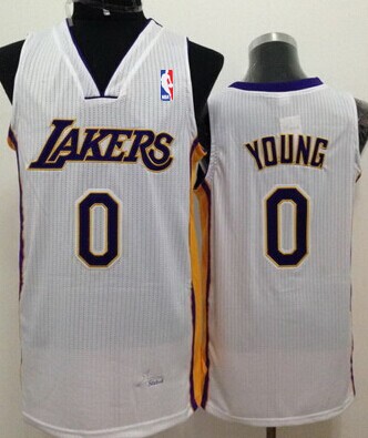 Los Angeles Lakers #0 Nick Young Purple Swingman Jersey on sale 