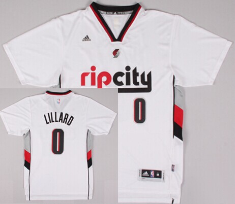 damian lillard white jersey