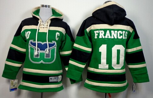 Hartford Whalers NHL Retro Hockey Hooded Sweatshirt Old Time 