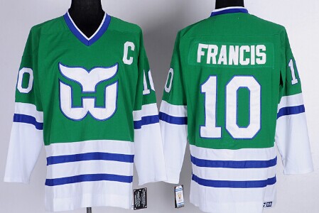 Hartford Whalers NHL CCM Ron Francis Sewn Name Number Jersey