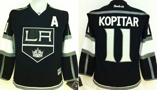 La Kings Jersey Vintage #11 ANZE KOPITAR NHL Reebok Jersey YS/YM