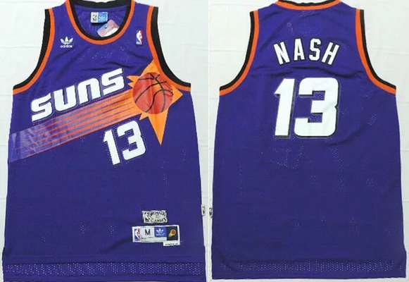 Men's Phoenix Suns #13 Steve Nash Purple Gold NBA Hardwood Classics Soul  Swingman Throwback Jersey on sale,for Cheap,wholesale from China