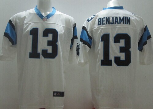 Nike Carolina Panthers #13 Kelvin Benjamin White Elite Jersey 

