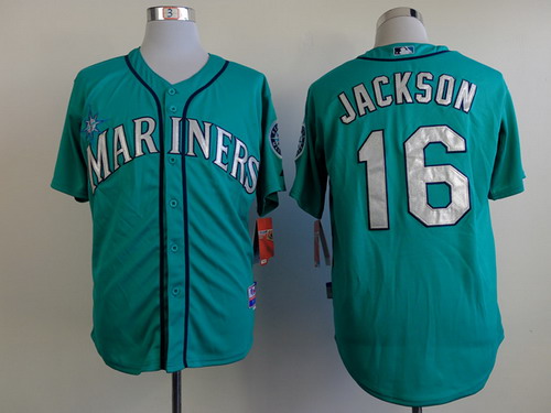 Seattle Mariners #16 Austin Jackson Green Jersey on sale,for  Cheap,wholesale from China