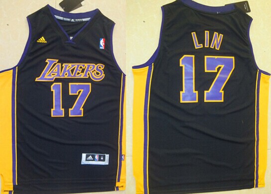 lakers jersey black and purple