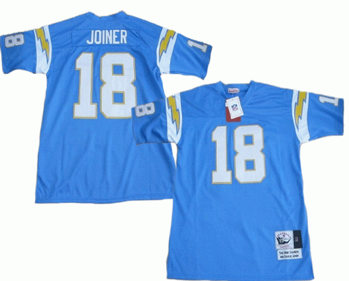 San Diego Chargers #83 John Jefferson Navy Blue Throwback Jersey on