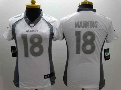 peyton manning platinum jersey