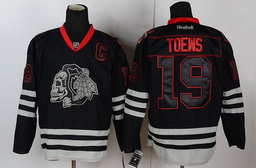 Reebok Patrick Kane Chicago Blackhawks Black Ice Jersey - Mens