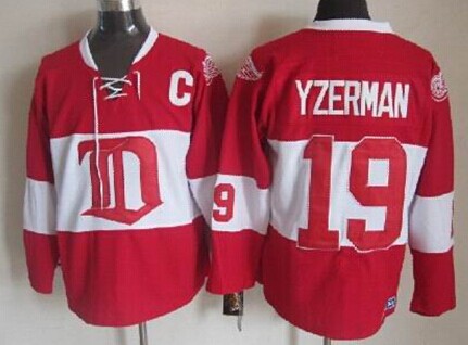 Detroit Red Wings #19 Steve Yzerman White Winter Classic Jersey on sale,for  Cheap,wholesale from China