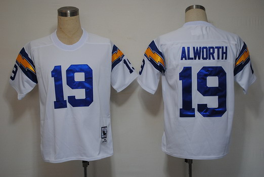 San Diego Chargers #55 Junior Seau White 75TH Throwback Jersey on sale