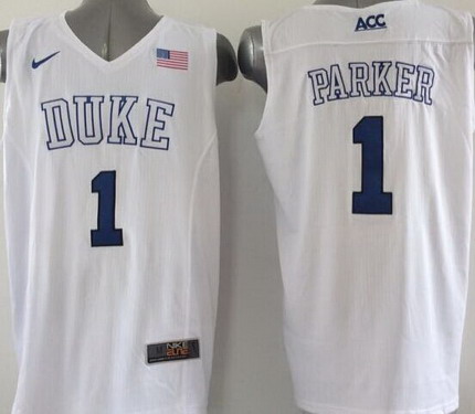 duke white jersey
