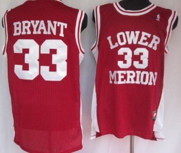 Kobe Bryant Lower Merion High School #33 Authentic Embroidered