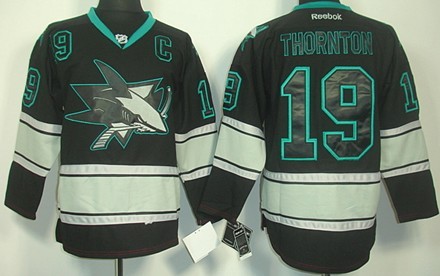 Patrick Marleau San Jose Sharks Reebok Authentic Third Jersey (Black)