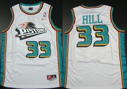 white grant hill jersey