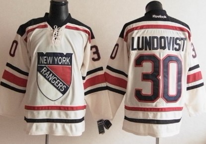 HENRIK LUNDQVIST New York Rangers Reebok 2012 Winter Classic Hockey Jersey