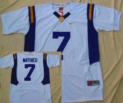 tyrann mathieu white lsu jersey tyrann mathieu white lsu jersey