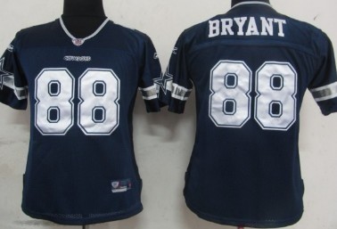 Dallas Cowboys #88 Dez Bryant 2011 Blue Womens Team Jersey