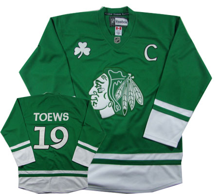 toews st paddys day jersey