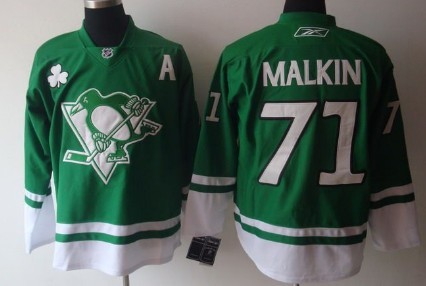 green pittsburgh penguins jersey
