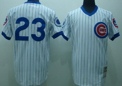 Chicago Cubs #23 Ryne Sandberg 1984 White Throwback Jersey on sale,for  Cheap,wholesale from China