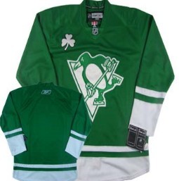 Pittsburgh Penguins Blank St. Patrick's Day Green Jersey