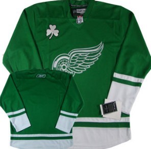 Detroit Red Wings #9 Gordie Howe St. Patrick's Day Green Jersey on sale,for  Cheap,wholesale from China