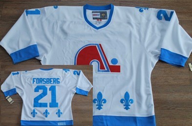 peter forsberg nordiques jersey