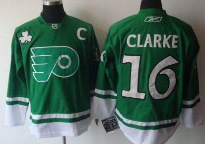 Men's Philadelphia Flyers Fanatics Branded Green 2021 St. Patrick's Day  Breakaway Jersey